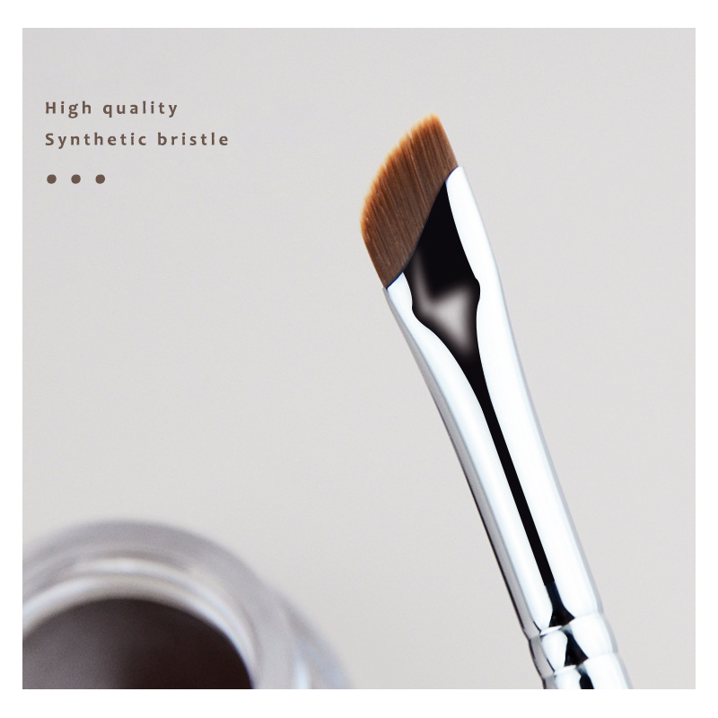 Thin Eye Liner Makeup Brush Winged Unique Shaped Precision Control Smooth Liquid Gel Liner Cosmetic Brush Tool