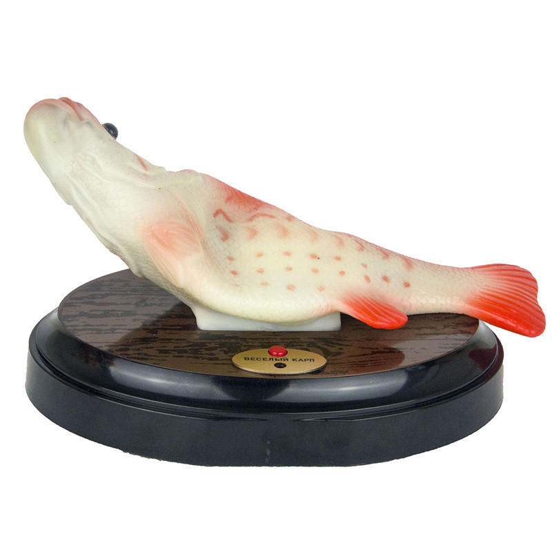 Novelty Games Funny Electronic Singing Plastic Fish Battery Powered Robot Toy Simulation Fishes Spoof Toys Halloween Decorating Play 220930