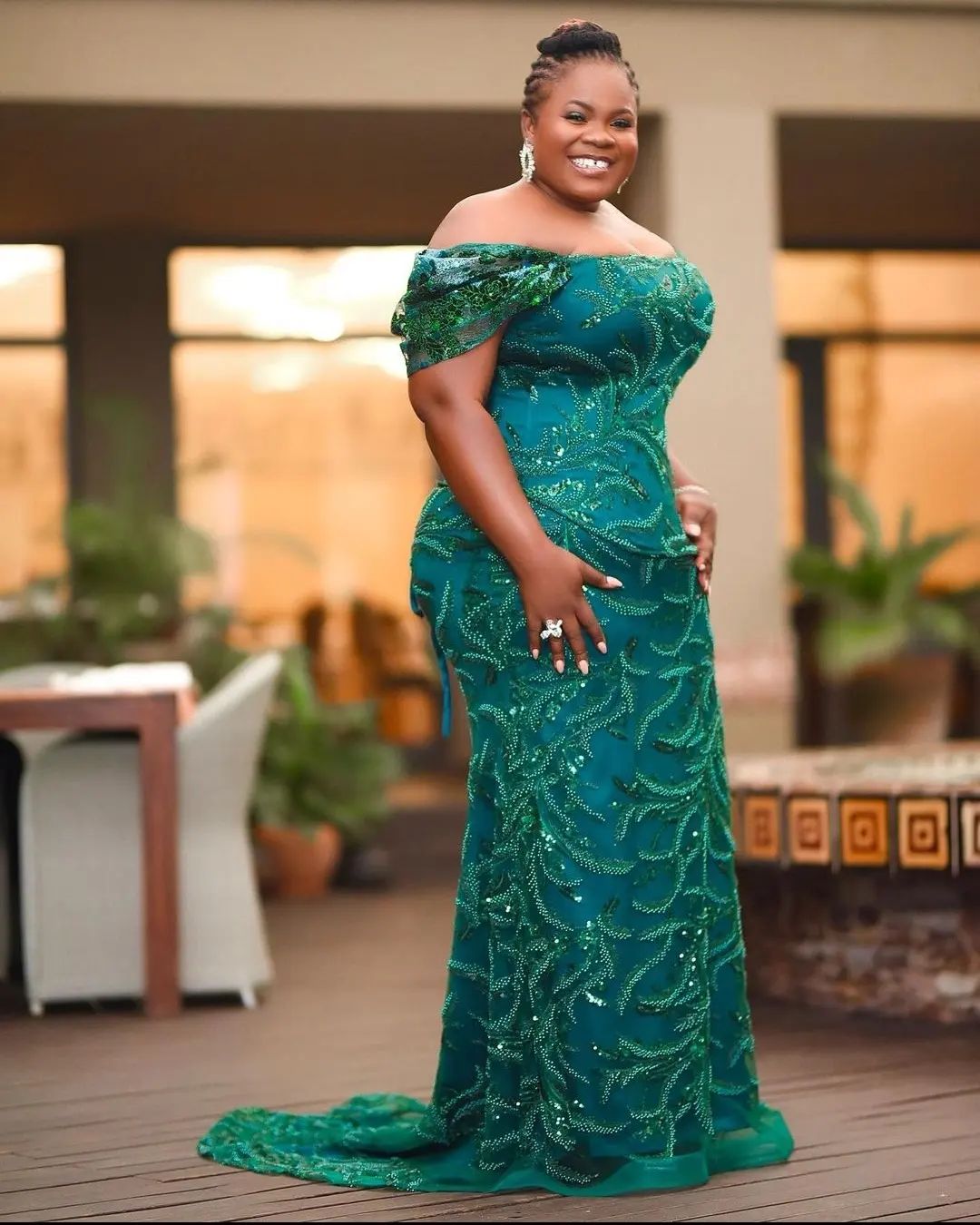 Arabic Aso Ebi Mermaid Lace Prom Dresses Hunter Green Sexy Evening Formal Party Second Reception Birthday Engagement Gowns Dress ZJ