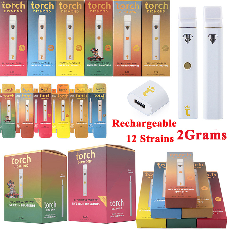 Torch Diamond Extrax Disposable Vape Pens Live Resin Disposable Premium 2 Gram Device Pods Empty Thick Oil E Cigarettes Starter Kits With 12 Strains
Torch Diamond Extrax Disposable Vape Pens Live Resin Disposable Premium 2 Gram Device Pods Empty Thick Oil E Cigarettes Starter Kits With 12 Strains