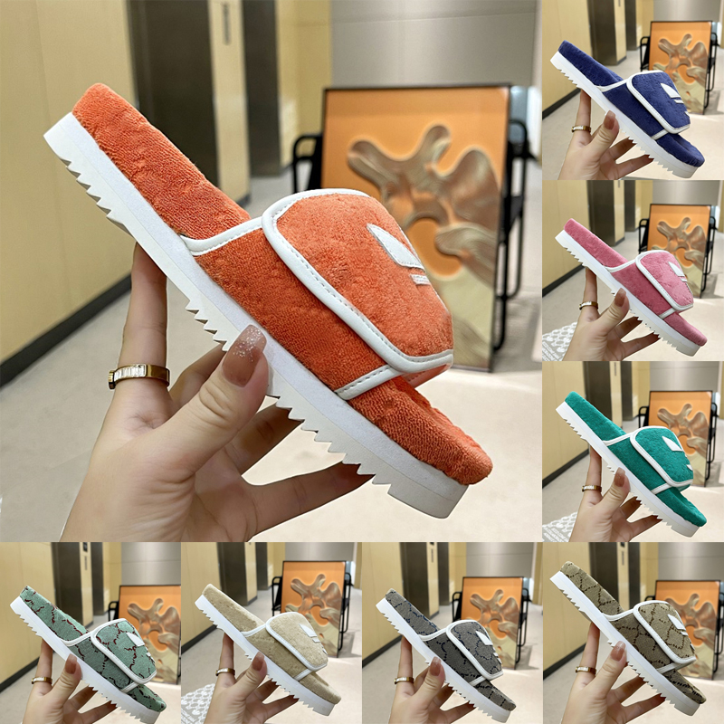Designer Womens Slippers Cotton Sponge Magic Tape Embossed Platform Sandals Classic Luxury Suede Slippers Fashion Mens Summer Platforms Open Toe Sandal
Designer Womens Slippers Cotton Sponge Magic Tape Embossed Platform Sandals Classic Luxury Suede Slippers Fashion Mens Summer Platforms Open Toe Sandal