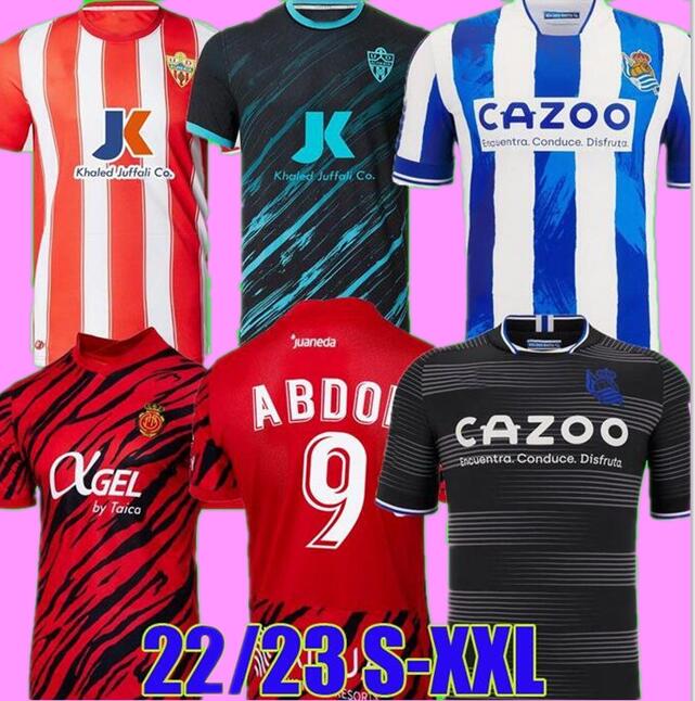 22 23 UD Almeria soccer jerseys 2022 2023 home away third RCD Mallorca Real Sociedad football shirts camiseta de futbol ABDON SANCHEZ BABA HOPPE Kaiky Alejandro Pozo, Almeria third
22 23 UD Almeria soccer jerseys 2022 2023 home away third RCD Mallorca Real Sociedad football shirts camiseta de futbol ABDON SANCHEZ BABA HOPPE Kaiky Alejandro Pozo, Almeria third