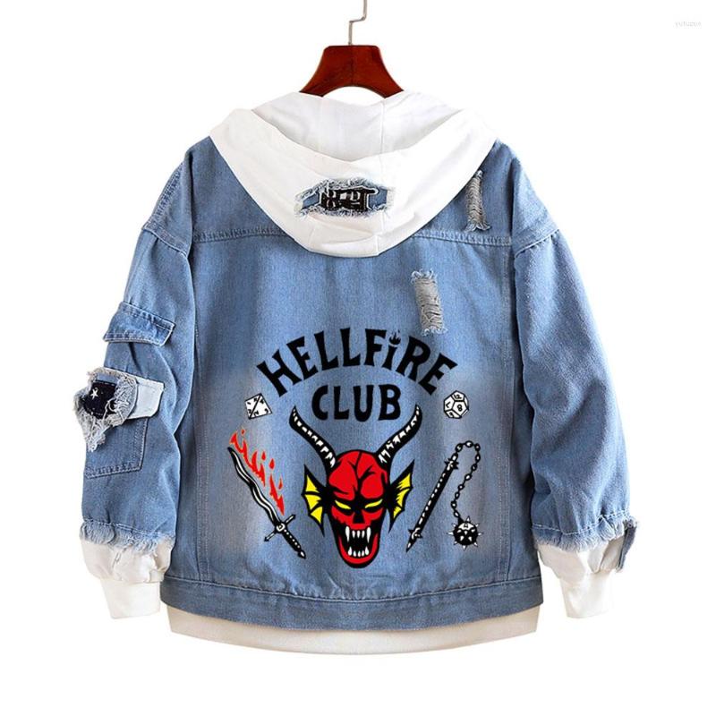 Men's Hoodies Stranger Things Hoodie For Men And Women Cotton Oversized Fake Two Denim Hooded Sweatshirts High Quality Jacket
Men's Hoodies Stranger Things Hoodie For Men And Women Cotton Oversized Fake Two Denim Hooded Sweatshirts High Quality Jacket