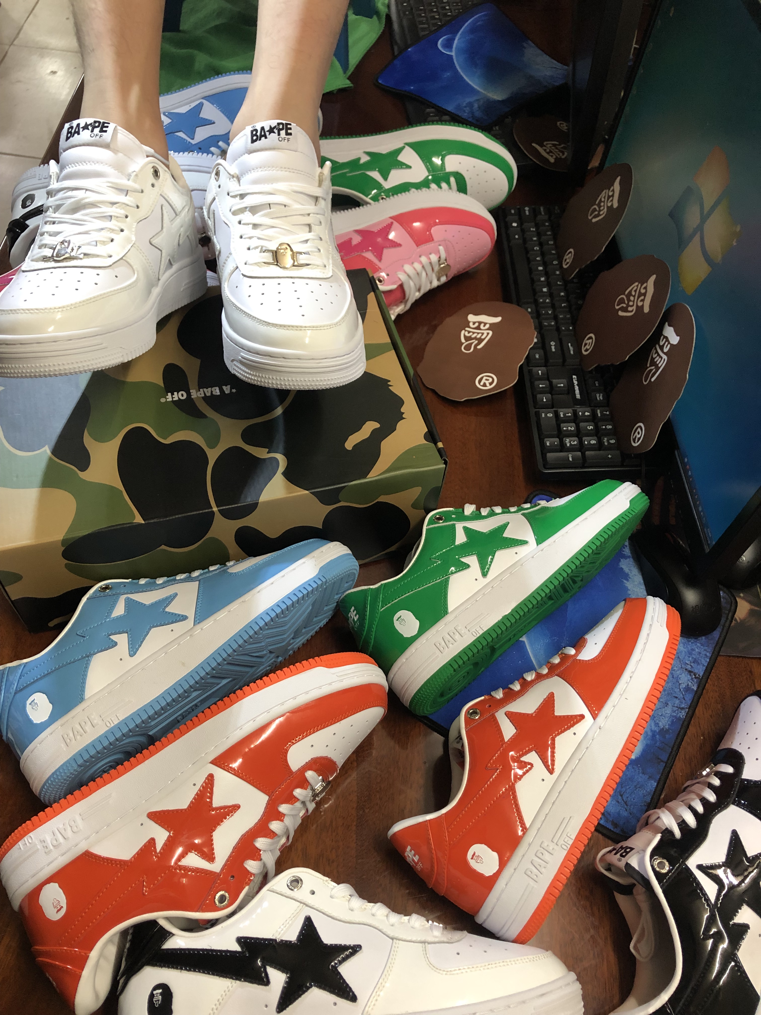 Black White Green Red Orange Camouflage Bapestas Baped Mens Bapesta Sk8 off Men&Women Running Shoes Designer Camo Trainers Sports Sneakers, B11
Black White Green Red Orange Camouflage Bapestas Baped Mens Bapesta Sk8 off Men&Women Running Shoes Designer Camo Trainers Sports Sneakers, B11