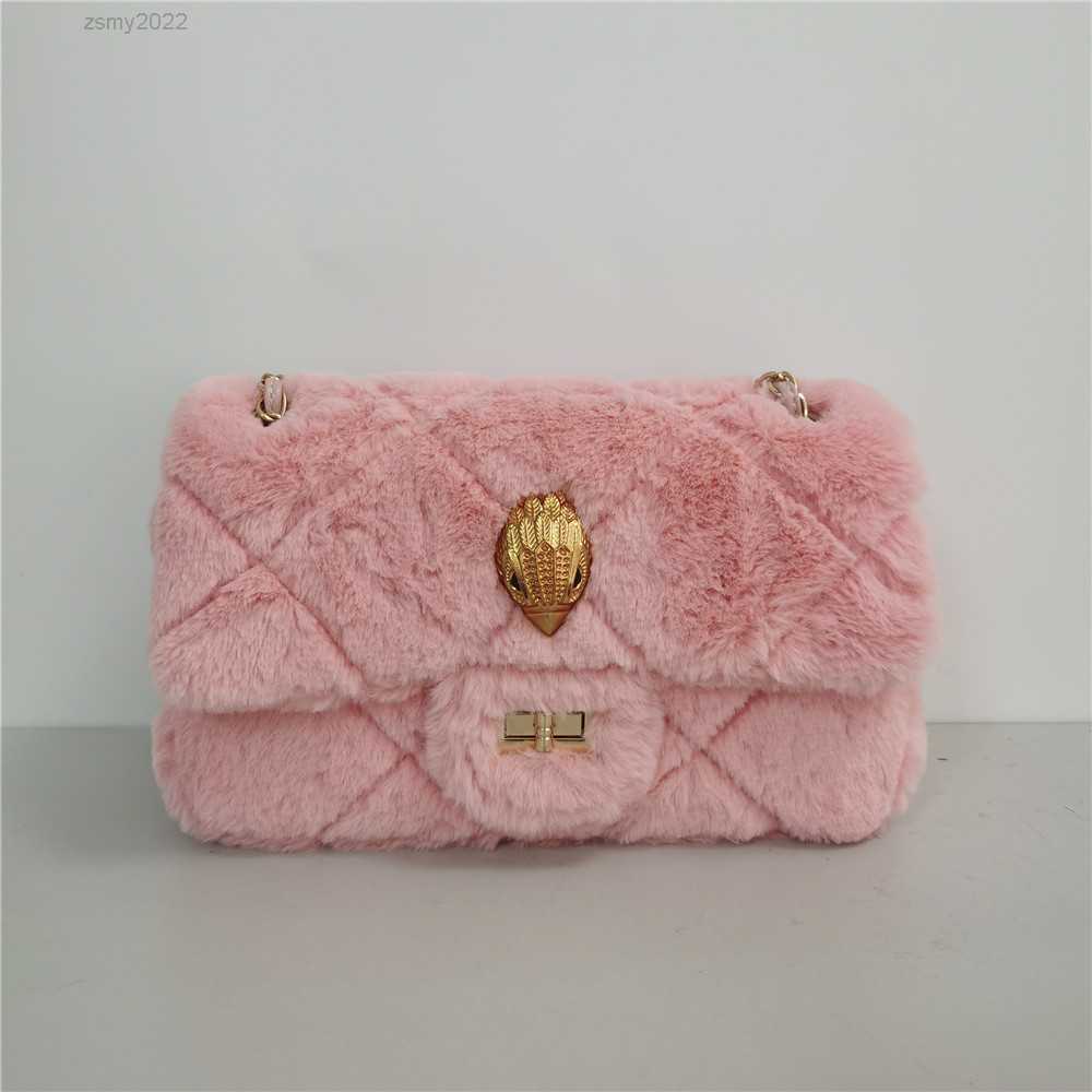 New Style Autumn Winter Women Bag Plush Fabric Eagle Icon Head Fashion Lambs Wool Fluffy Fur Luxury Brand Shoulder Bag, Pink
New Style Autumn Winter Women Bag Plush Fabric Eagle Icon Head Fashion Lambs Wool Fluffy Fur Luxury Brand Shoulder Bag, Pink