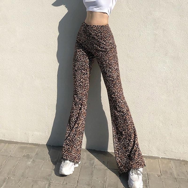 Women' Pants 2022 Brown Leopard Joggers Women High Waist Flare Double Layer Mesh E Girl Aesthetic Trousers Female Sweatpants Streetwear
Women' Pants 2022 Brown Leopard Joggers Women High Waist Flare Double Layer Mesh E Girl Aesthetic Trousers Female Sweatpants Streetwear