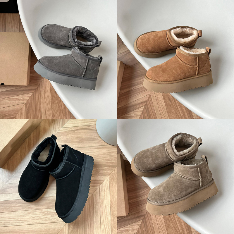 Winter Ultra Mini Platform Boot Designer Ankle Snow Fur Boot Brown Australia Warm Booties For Woman Real Leather EU40, 1#
Winter Ultra Mini Platform Boot Designer Ankle Snow Fur Boot Brown Australia Warm Booties For Woman Real Leather EU40, 1#