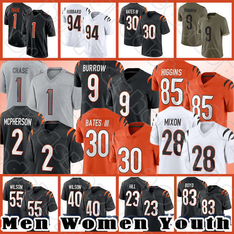 9 Joe Burrow Jersey 85 Tee Higgins 1 Ja'Marr Chase 28 Joe Mixon Evan McPherson Football Jerseys Logan Wilson Trey Hendrickson Jessie Bates III Sam Hubbard Tyler Boyd, Custom men (m h)
9 Joe Burrow Jersey 85 Tee Higgins 1 Ja'Marr Chase 28 Joe Mixon Evan McPherson Football Jerseys Logan Wilson Trey Hendrickson Jessie Bates III Sam Hubbard Tyler Boyd, Custom men (m h)
