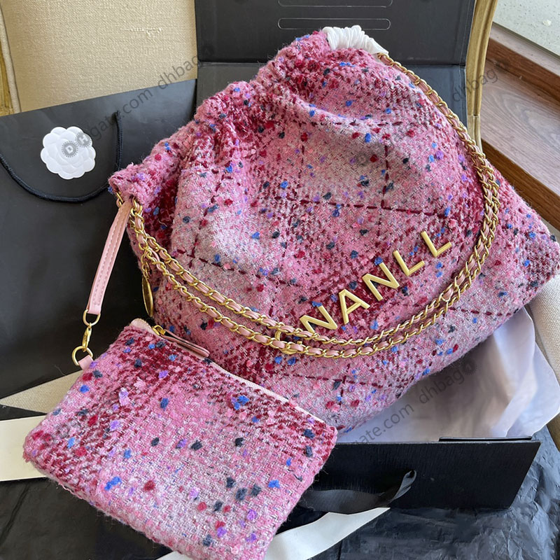 French 2022 Ladies Designer Shopping Bags Handbag Coloured Powder Grey Tweeds Luxury Tote Bag Gold-Tone Hardware Multi Pochette Coin Purse Classic Handbags 34x26cm, Black
French 2022 Ladies Designer Shopping Bags Handbag Coloured Powder Grey Tweeds Luxury Tote Bag Gold-Tone Hardware Multi Pochette Coin Purse Classic Handbags 34x26cm, Black