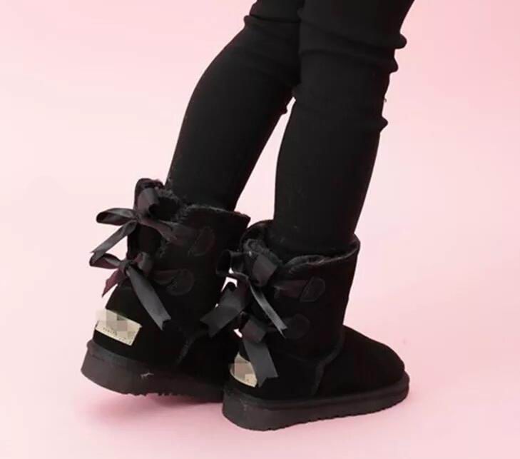 kids Bailey 2 Bows Boots Genuine Leather toddlers Snow Boots Solid Botas De nieve Winter Girls Footwear Toddler Girls Boots 89, Rose red
kids Bailey 2 Bows Boots Genuine Leather toddlers Snow Boots Solid Botas De nieve Winter Girls Footwear Toddler Girls Boots 89, Rose red