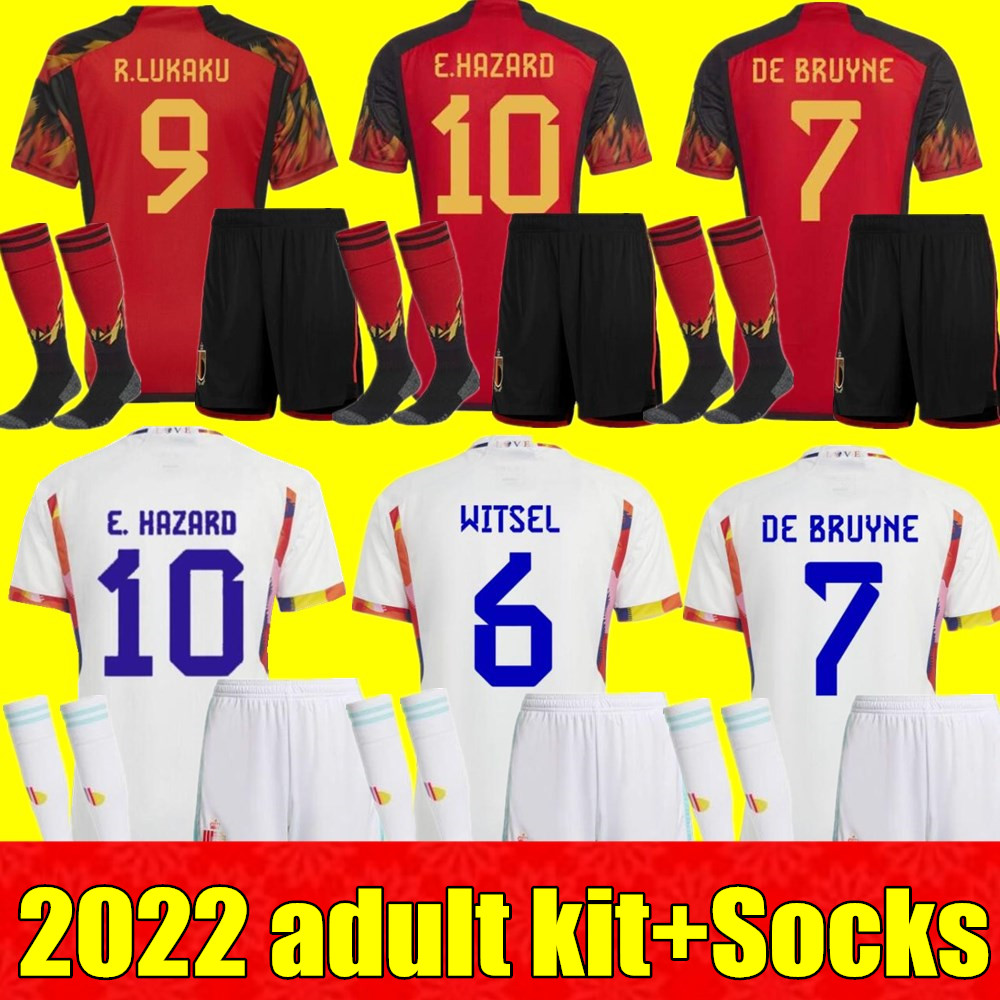 New 2022 adult kit Belgium Soccer Jersey fans Player version COURTOIS hazard LUKAKU TIELEMANS 22 23 Michy Batshuayi Kevin De Bruyne KOMPANY men Kits Football Shirt, Away
New 2022 adult kit Belgium Soccer Jersey fans Player version COURTOIS hazard LUKAKU TIELEMANS 22 23 Michy Batshuayi Kevin De Bruyne KOMPANY men Kits Football Shirt, Away