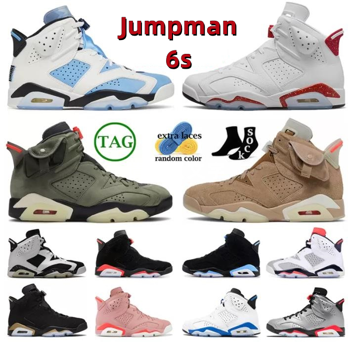 With Box Jumpman 6 Basketball Shoes for Men 6s Sneakers Women Trainers Outdoor UNC White Red Oreo Midnight Navy Georgetown British Khaki Electric Green Bordeaux, 36
With Box Jumpman 6 Basketball Shoes for Men 6s Sneakers Women Trainers Outdoor UNC White Red Oreo Midnight Navy Georgetown British Khaki Electric Green Bordeaux, 36