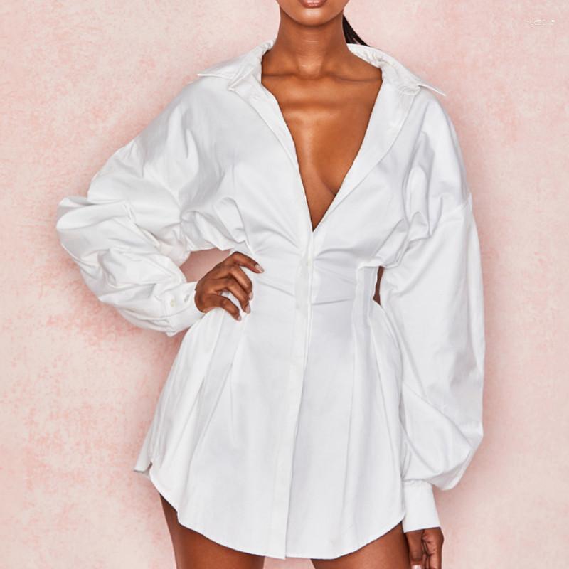 Women' Blouses 2022 Women Shirt Dress Sexy Solid Color Ladies Deep V Neck Long Sleeve Shirts Female Casual Autumn Sundress Streetwear, Black
Women' Blouses 2022 Women Shirt Dress Sexy Solid Color Ladies Deep V Neck Long Sleeve Shirts Female Casual Autumn Sundress Streetwear, Black