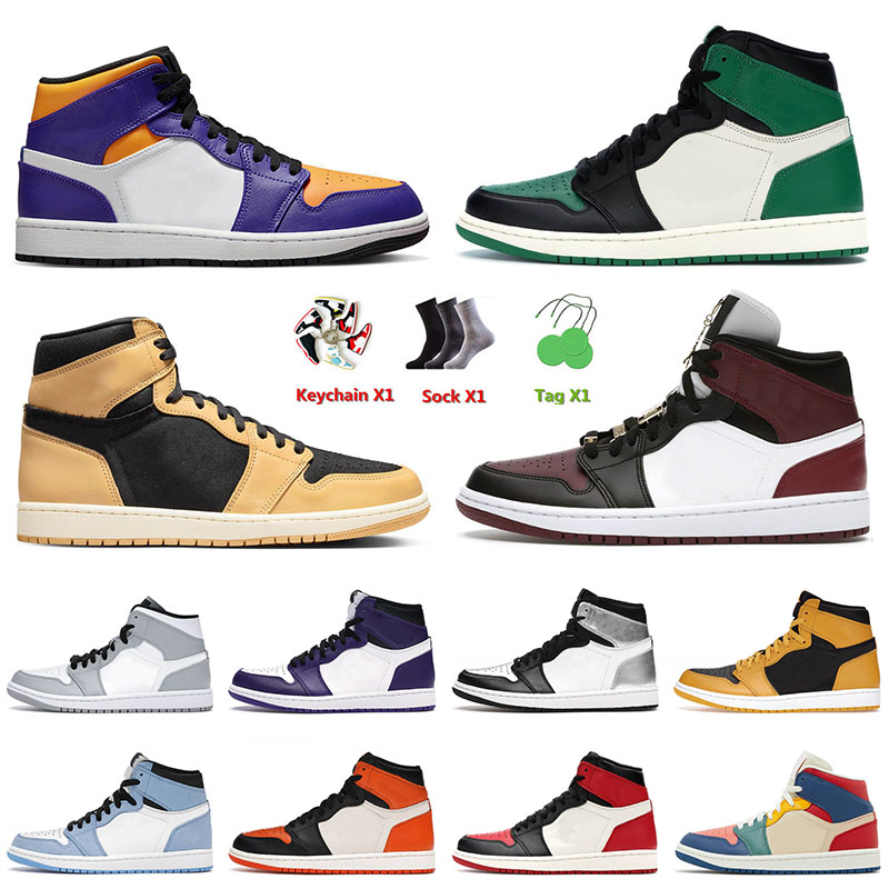 Designer Mens Women Basketball Shoes 1 1s High Lakers Denim Military Blue Hyper Royal Jordens Carbon Fiber Black White Jorden1s Sports Outdoor, D11 high 36-47
Designer Mens Women Basketball Shoes 1 1s High Lakers Denim Military Blue Hyper Royal Jordens Carbon Fiber Black White Jorden1s Sports Outdoor, D11 high 36-47