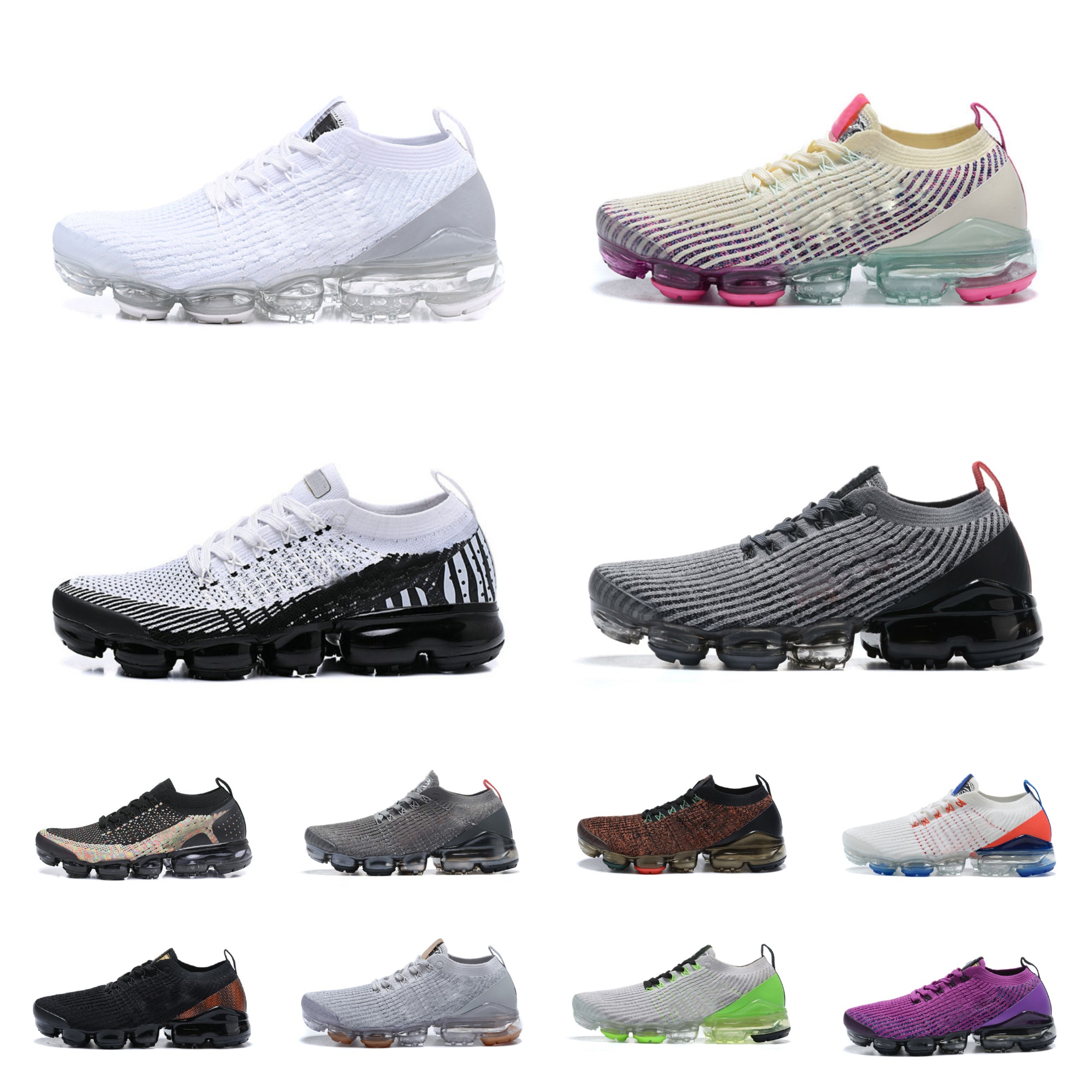 2022 Vapores Fly Knit Running Shoes 2.0 3.0 Mens Women Airmaxs Triple Black Aurora Oreo White Pure Platinum Barely Rose Particle Grey Midnight Purple Trainers Sneakers, Bubble package bag
2022 Vapores Fly Knit Running Shoes 2.0 3.0 Mens Women Airmaxs Triple Black Aurora Oreo White Pure Platinum Barely Rose Particle Grey Midnight Purple Trainers Sneakers, Bubble package bag