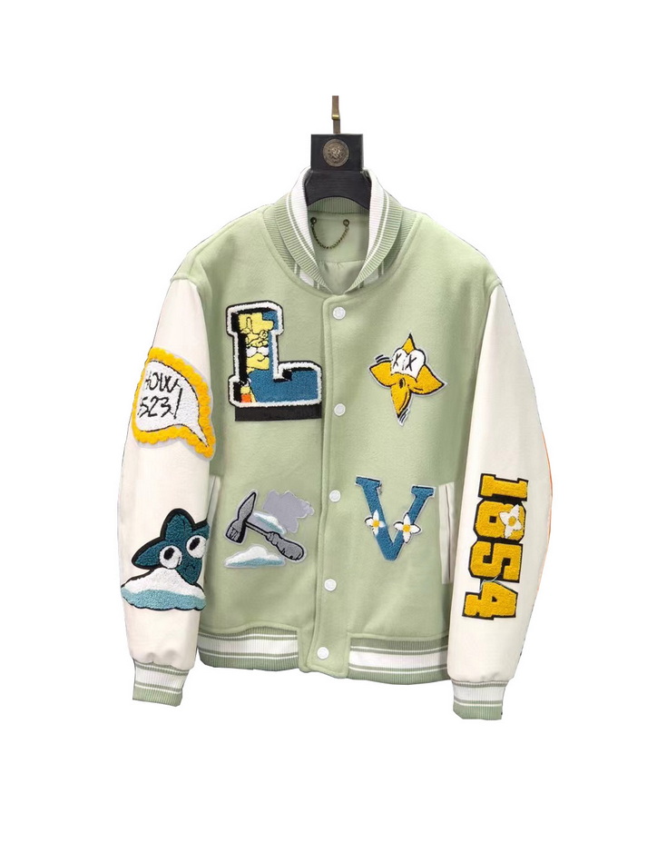 Men' Jackets Yellow Varsity Baseball Jacket Men Clothing Women Designer Leather Sleeve Bomber Coats Winter Harajuku Motorcycle
Men' Jackets Yellow Varsity Baseball Jacket Men Clothing Women Designer Leather Sleeve Bomber Coats Winter Harajuku Motorcycle