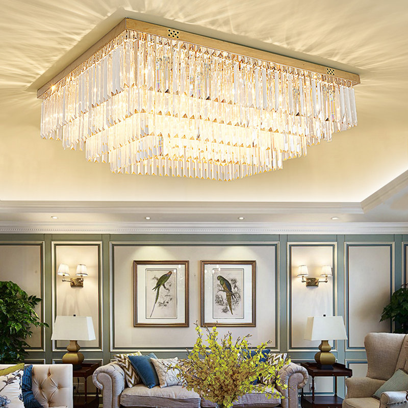 Modern Rectangular Crystal Ceiling Lights Luxury Ceiling Lamps For Living Room Simple Bedroom Hotel Clubhouse Chandelier Lighting Atmospheric Household Light
Modern Rectangular Crystal Ceiling Lights Luxury Ceiling Lamps For Living Room Simple Bedroom Hotel Clubhouse Chandelier Lighting Atmospheric Household Light