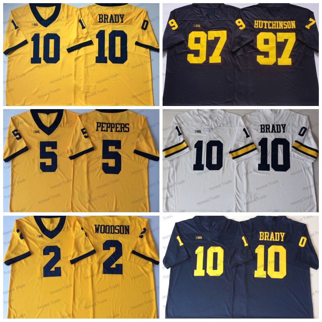 10 Tom Brady Michigan Football Jersey 5 Jabrill Peppers 4 Jim Harbaugh Hutchinson Navy NCAA College 2 Charles Woodson 12 Mcnamara Yellow White Men Jerseys, Men;as
10 Tom Brady Michigan Football Jersey 5 Jabrill Peppers 4 Jim Harbaugh Hutchinson Navy NCAA College 2 Charles Woodson 12 Mcnamara Yellow White Men Jerseys, Men;as