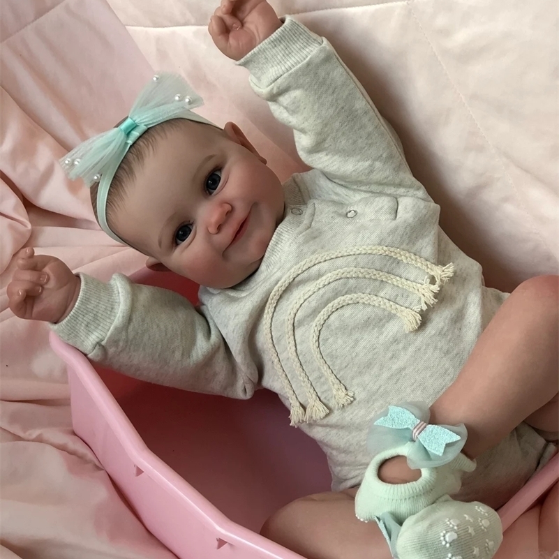 Dolls NPK 50CM full Silicone Reborn Baby Girl Maddie High Quality Hand-made 3D Paint with Visible Veins Waterproof Bath toy 220930
Dolls NPK 50CM full Silicone Reborn Baby Girl Maddie High Quality Hand-made 3D Paint with Visible Veins Waterproof Bath toy 220930