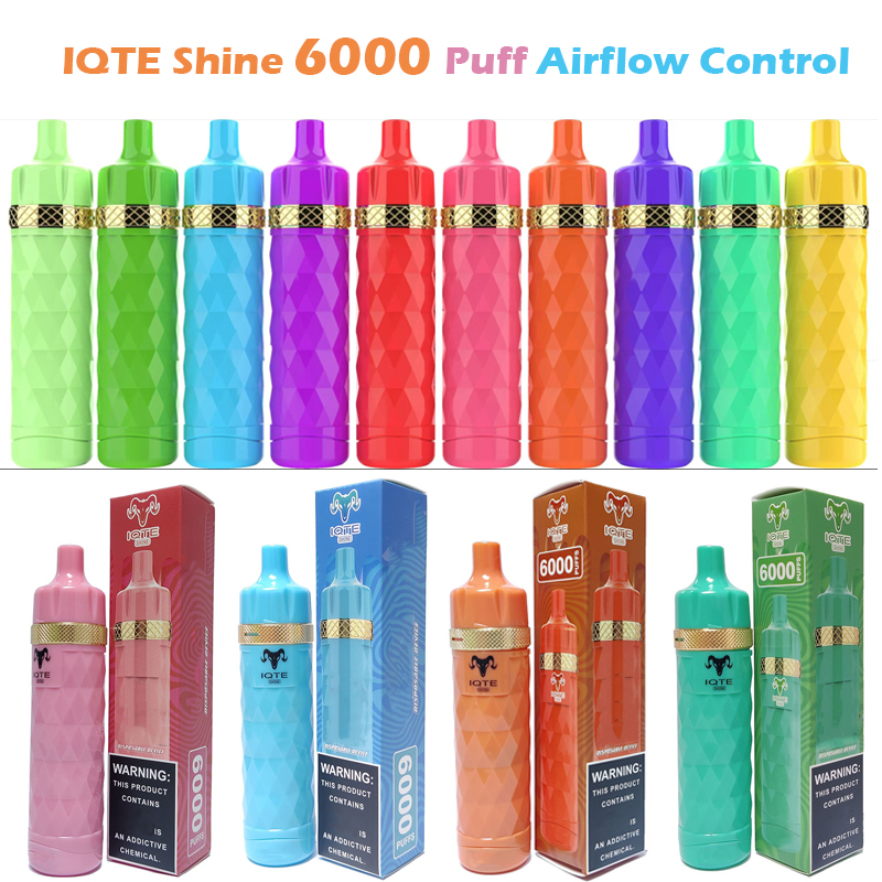 Vape 6000 Puff Disposable E-cigarettes Filex Shine 650mah Rechargeable Battery 15ml Pods Device cigarrillos desechables Airflow control disposables vapes
Vape 6000 Puff Disposable E-cigarettes Filex Shine 650mah Rechargeable Battery 15ml Pods Device cigarrillos desechables Airflow control disposables vapes