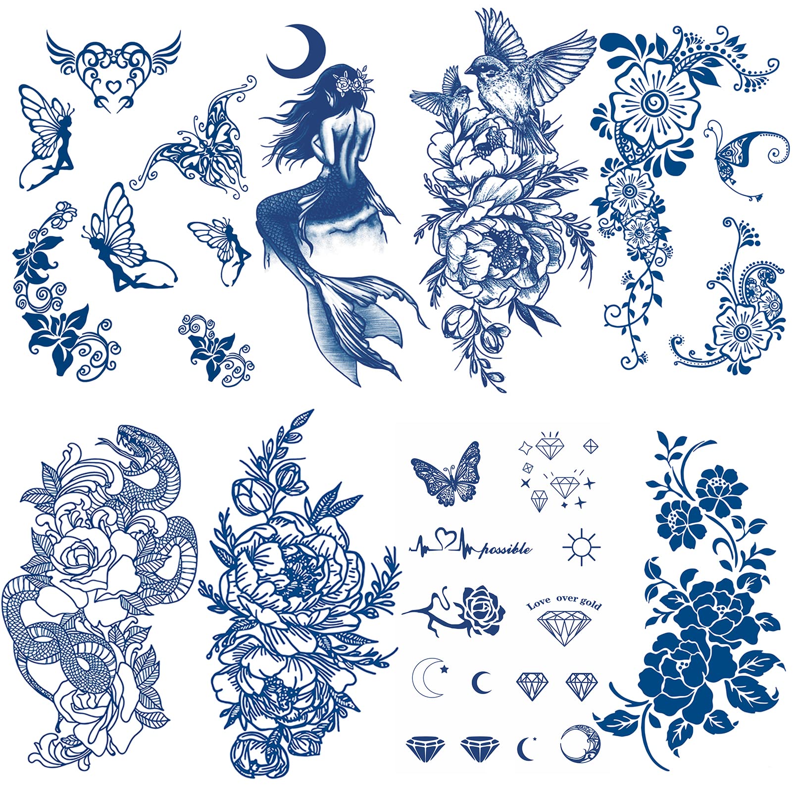 Temporary Tattoos Tattoo For Women Semipermanent Waterproof Longlasting 2 Weeks Dark Blue Realistic Flower Fake Drop Deliv Topscissors Amuvu
Temporary Tattoos Tattoo For Women Semipermanent Waterproof Longlasting 2 Weeks Dark Blue Realistic Flower Fake Drop Deliv Topscissors Amuvu