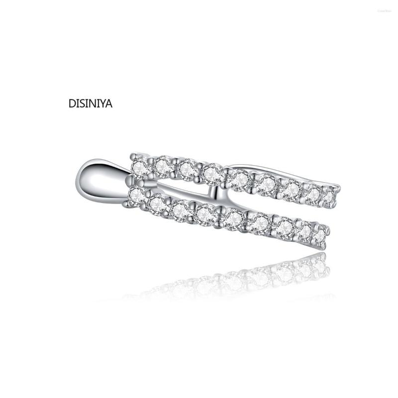 Backs Earrings 1 PC Bamoer Authentic 925 Sterling Silver Dazzling Clear CZ Ear Cuff Clip For Women Wedding Statement Jewelry SCE904
Backs Earrings 1 PC Bamoer Authentic 925 Sterling Silver Dazzling Clear CZ Ear Cuff Clip For Women Wedding Statement Jewelry SCE904