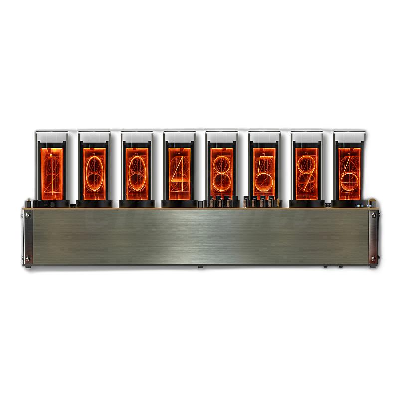 Table Clocks Arrival 8 LED Tubes World Line Rate Of Change Detector PseudoNeon Tube Clock Steins Gate Handmade Gift Anime Model4294350