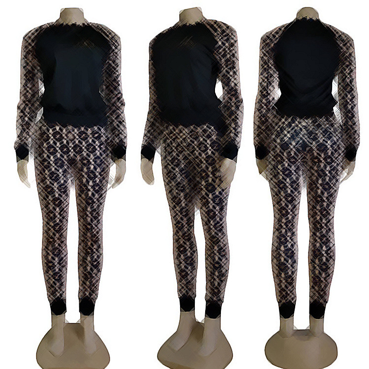 Women Tracksuits Fashion Sports Casual Long Sleeve Two Piece Pants Set Plus Sizes For Woman Fall Clothes Jogging Suits Activewear jogging training sui