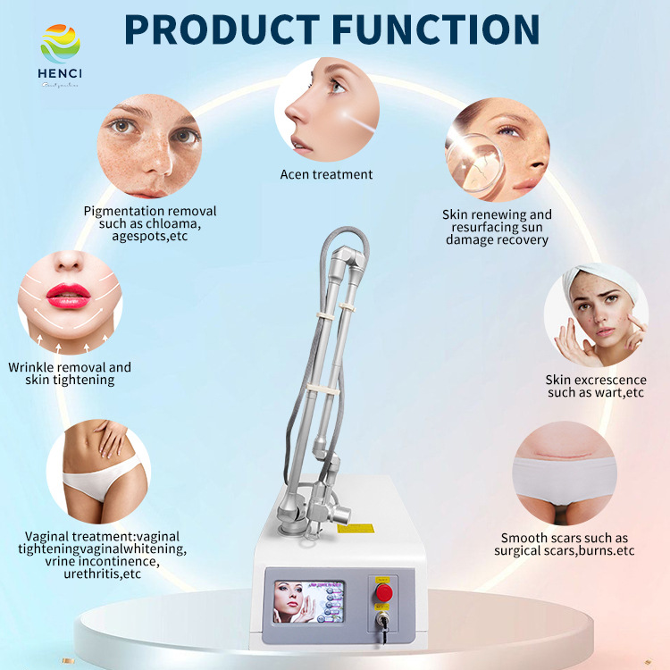 CO2 Laser Scar Stretch Mark Removal For Skin Tightening Resurfacing And Acne Pigment Treatment Laser Beauty Equipment