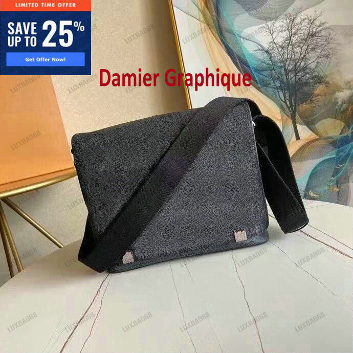 Shoulder Bags Damier Graphite DISTRICT PM Shoulder Bag Designer Men's Message Bag Monograms Macassar Classic CrossBody With zipped pocket M46255 N40349 N42711, #01
Shoulder Bags Damier Graphite DISTRICT PM Shoulder Bag Designer Men's Message Bag Monograms Macassar Classic CrossBody With zipped pocket M46255 N40349 N42711, #01