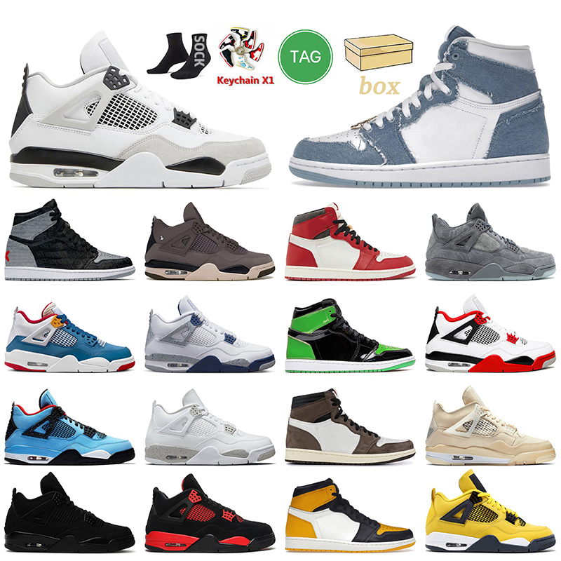 Basketball Shoes Women Mens Denim 1s Military Black Midnight Navy 4s Jumpman 1 4 Taxi Patent Bred Dark Mocha Offs White University Blue Sports Trainers Sneakers, B39 court purple 36-46
Basketball Shoes Women Mens Denim 1s Military Black Midnight Navy 4s Jumpman 1 4 Taxi Patent Bred Dark Mocha Offs White University Blue Sports Trainers Sneakers, B39 court purple 36-46