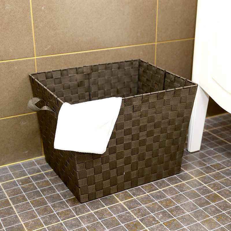 Nordic woven storage basket Dirty laundry basket manual finishing