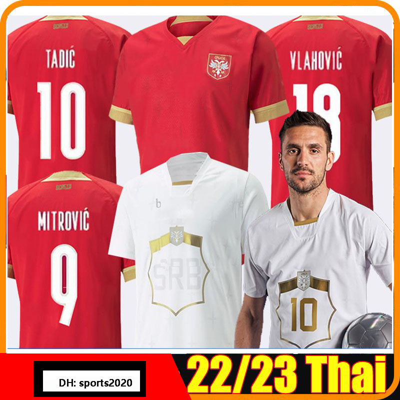 2022 SERBIA Soccer Jersey Vlahovic MILIVOJEVIC MITROVIC 22 23 TADIC KOLAROV SERGEL JOVIC national team Football Shirt 2023 srb kit retro 2010 vidic uniform Fans Away, Beimaqidun3
2022 SERBIA Soccer Jersey Vlahovic MILIVOJEVIC MITROVIC 22 23 TADIC KOLAROV SERGEL JOVIC national team Football Shirt 2023 srb kit retro 2010 vidic uniform Fans Away, Beimaqidun3