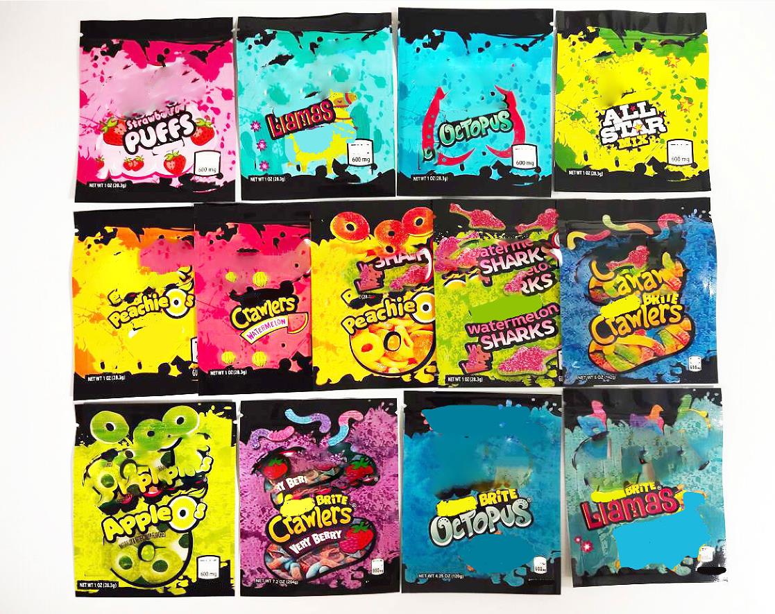 500mg Gummi Sharks edible packaging bag 600mg Sour Terp Crawlers smell proof warheads edibles empty candy mylar bags sgsg
500mg Gummi Sharks edible packaging bag 600mg Sour Terp Crawlers smell proof warheads edibles empty candy mylar bags sgsg