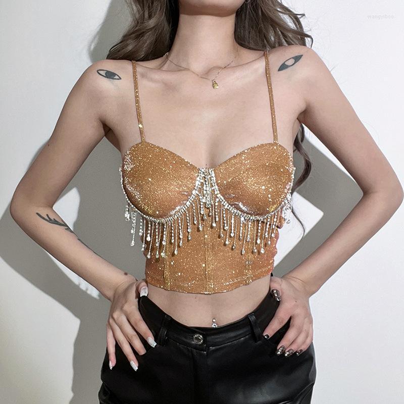Women' Tanks Women' & Camis Sling Diamonds Tassel Crop Top Women 2022 Spring Summer Sexy Strapless Glitter Y2k Clothes Streetwear, Gold top
Women' Tanks Women' & Camis Sling Diamonds Tassel Crop Top Women 2022 Spring Summer Sexy Strapless Glitter Y2k Clothes Streetwear, Gold top