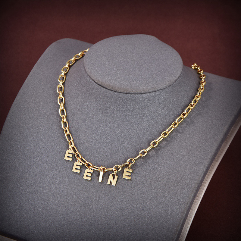 New Fashion Designer Necklace For Womens Luxury Brand Letters Pendant Necklaces Men Chains Necklaces Woman Wedding Jewelry Accessories
New Fashion Designer Necklace For Womens Luxury Brand Letters Pendant Necklaces Men Chains Necklaces Woman Wedding Jewelry Accessories