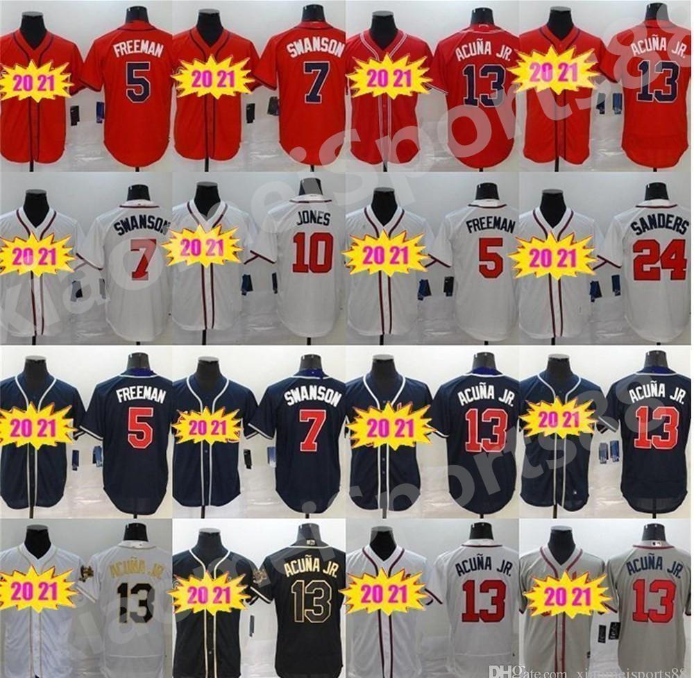 College wear 20 21 Atlanta Men Women kids youth Ronald Acuna Jr Jersey 5 Freddie Freeman 7 Dansby Swanson 24 Deion Sanders Braves Baseball j, As shown in illustration
College wear 20 21 Atlanta Men Women kids youth Ronald Acuna Jr Jersey 5 Freddie Freeman 7 Dansby Swanson 24 Deion Sanders Braves Baseball j, As shown in illustration