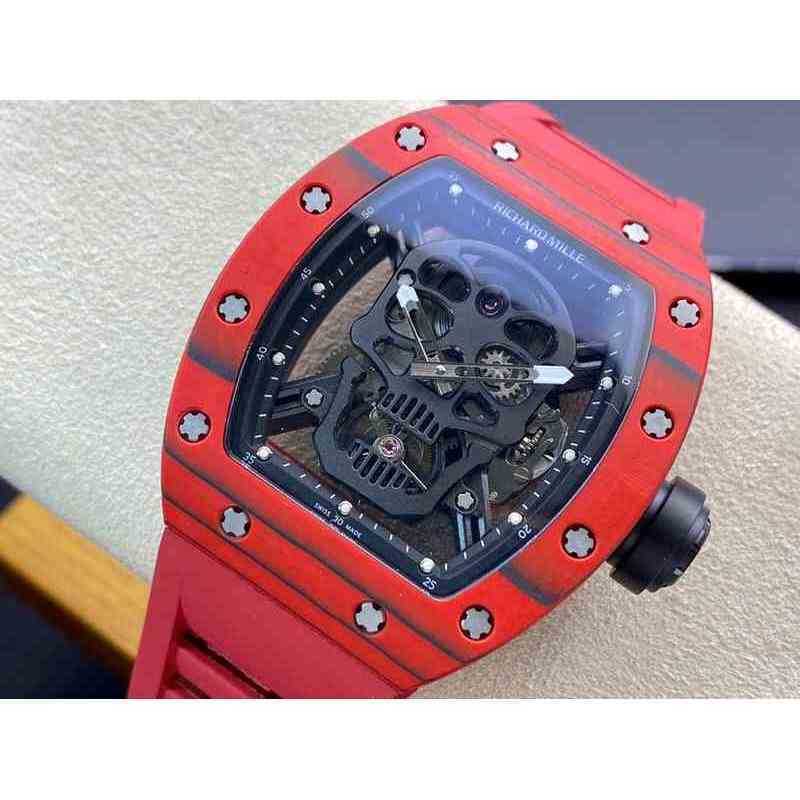 RM052-01 Skull SUPERCLONE Active tourbillon Luxury Wristwatch Barrel Mechanical Men's Watch rm52 Real Tourbillon Skull Watches 2 ESXV, Blue
RM052-01 Skull SUPERCLONE Active tourbillon Luxury Wristwatch Barrel Mechanical Men's Watch rm52 Real Tourbillon Skull Watches 2 ESXV, Blue