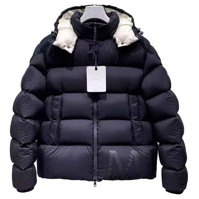 Maya Designer Men's Down & Parkas Women's Stand Collar Removable Hat with Printed Letters on the Bottom hem Black and White Contrast Couple Short Warm Jacket, Supplement (not shipped separately)
Maya Designer Men's Down & Parkas Women's Stand Collar Removable Hat with Printed Letters on the Bottom hem Black and White Contrast Couple Short Warm Jacket, Supplement (not shipped separately)