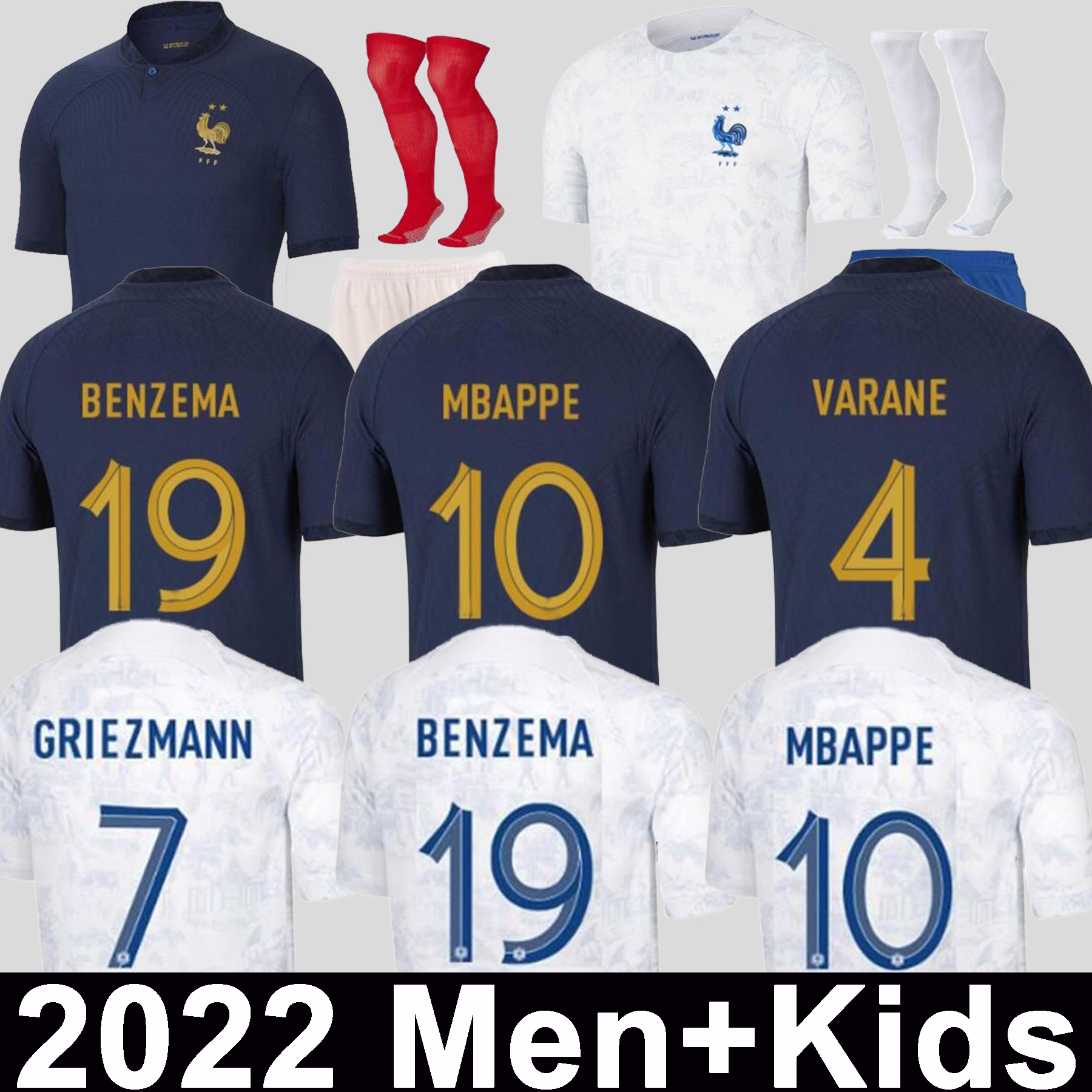 Maillots de football 2022 Soccer Jersey French BENZEMA Football shirts MBAPPE GRIEZMANN kit shirt hommes enfants MEN kids TCHOUAMENI FranceS DEMBELE GUENDOUZI, 2022 away woman
Maillots de football 2022 Soccer Jersey French BENZEMA Football shirts MBAPPE GRIEZMANN kit shirt hommes enfants MEN kids TCHOUAMENI FranceS DEMBELE GUENDOUZI, 2022 away woman