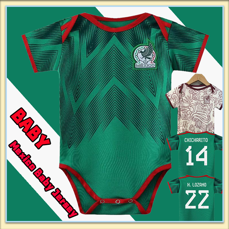 2022 Mexico National Team Baby Clothes Soccer Jerseys CHICHARITO H. LOZANO A. GUARDADO Home Away R. JIMENEZ E.ALVAEZ Football Shirts, 2022 home green
2022 Mexico National Team Baby Clothes Soccer Jerseys CHICHARITO H. LOZANO A. GUARDADO Home Away R. JIMENEZ E.ALVAEZ Football Shirts, 2022 home green