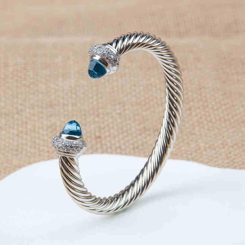 Adjustable Sliver Bangle Bracelet Charm with Classics Princess Luxury Jewelry Bracelets Designer Fashion Bracelet Cable Amethyst Toapz Color 7mm Women
Adjustable Sliver Bangle Bracelet Charm with Classics Princess Luxury Jewelry Bracelets Designer Fashion Bracelet Cable Amethyst Toapz Color 7mm Women