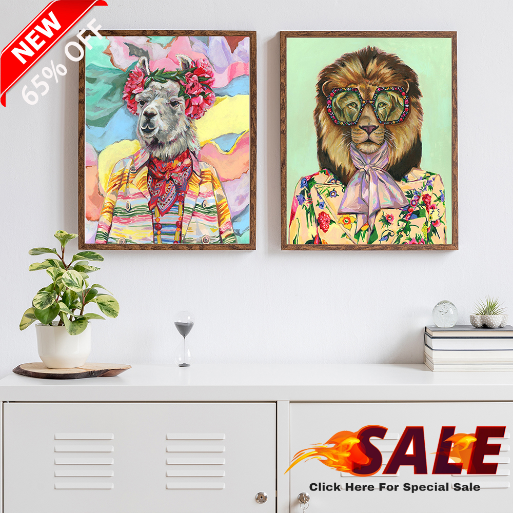 Fashion Animal Wall Poster Lion Tiger Cow Giraffe Painting Canvas Art Print Pictur For Living Room Bedroom Decoration Home Decor
Fashion Animal Wall Poster Lion Tiger Cow Giraffe Painting Canvas Art Print Pictur For Living Room Bedroom Decoration Home Decor