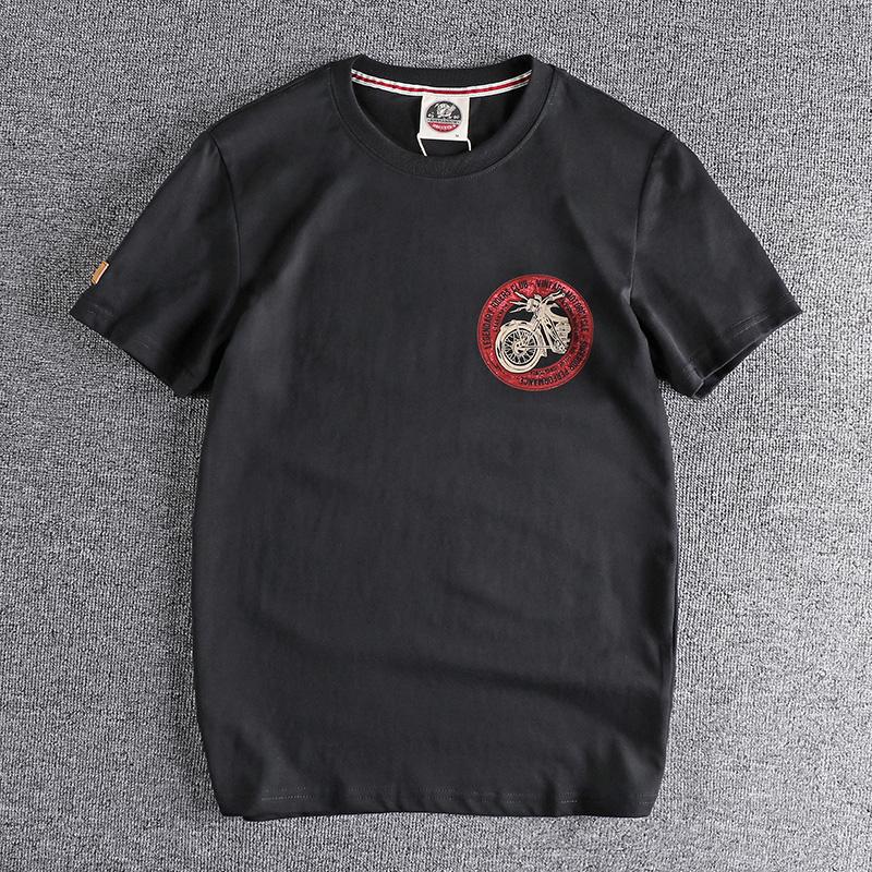 Men's T-Shirts Simple Motorcycle Print European And American Retro Trend Short-sleeved T-shirt Men's Round Neck Comfortable Summer Half, White
Men's T-Shirts Simple Motorcycle Print European And American Retro Trend Short-sleeved T-shirt Men's Round Neck Comfortable Summer Half, White