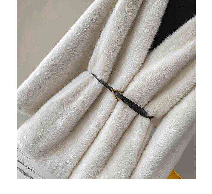 Women real mink coats female mink fur coat genuine long fur coat ladies winter clothes oversize 6xl 5xl 7xl natura fur coats T220814