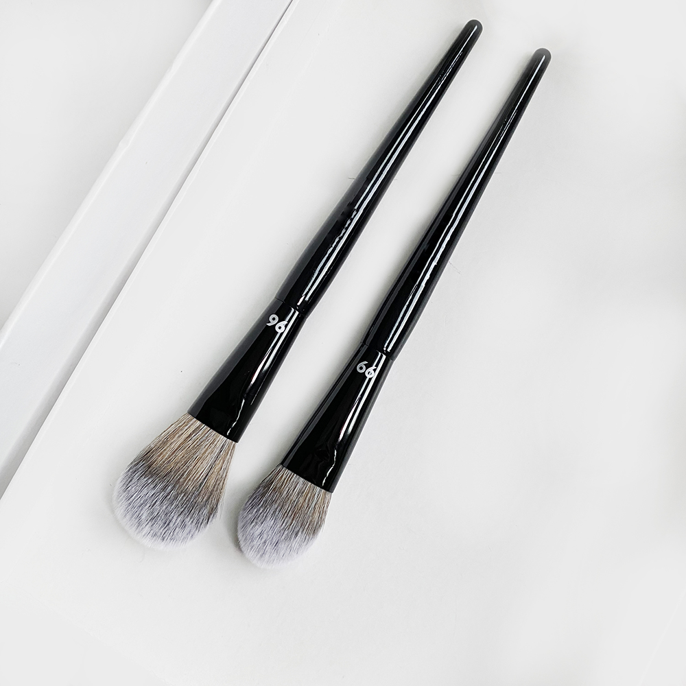 

Black Pro Blush Makeup Brushes 96 99 - High-quality Soft Synthetic Powder Blusher Beauty Cosmetics Tools