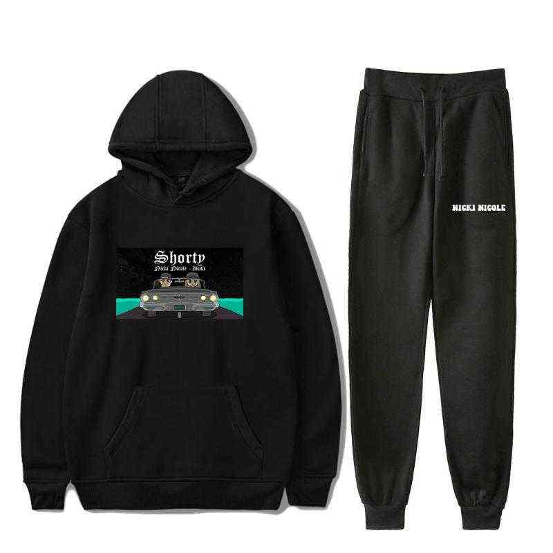 Tracksuits Nicki Men's Nicole Casual Fashion Fall Suit Hoodies Sportswear Hoodie Sweatshirt Pant Two PieceSetMen's T220809, As shown
Tracksuits Nicki Men's Nicole Casual Fashion Fall Suit Hoodies Sportswear Hoodie Sweatshirt Pant Two PieceSetMen's T220809, As shown