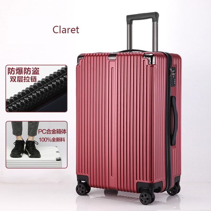 Suitcases High Quality 20"22"24" 26" Hard Case Trolley Suitcase Password Travel Luggage Bagasi With Anti-theft And Explo
Suitcases High Quality 20"22"24" 26" Hard Case Trolley Suitcase Password Travel Luggage Bagasi With Anti-theft And Explo