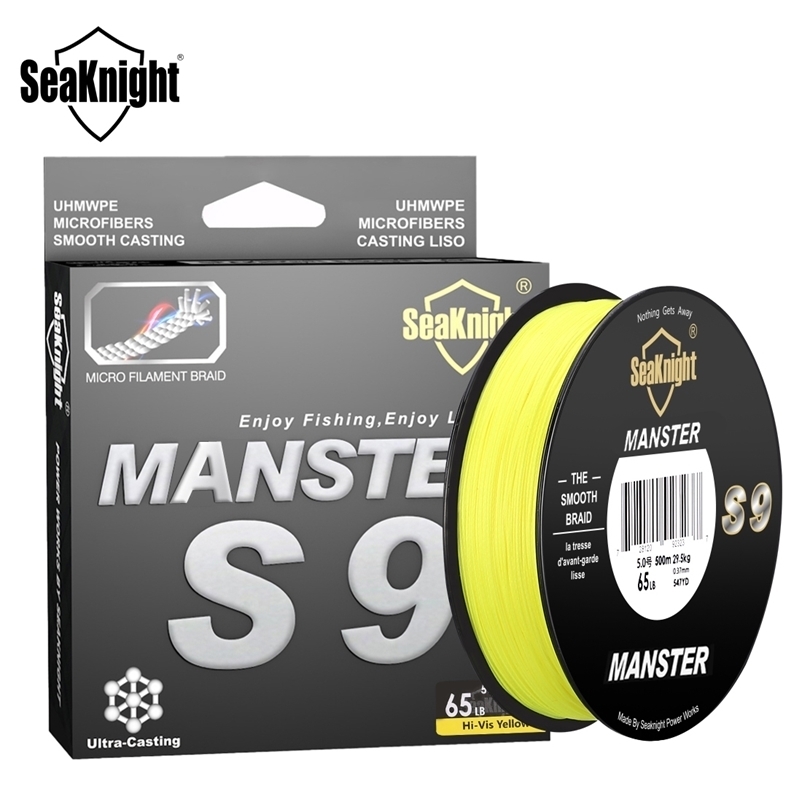 Braid Line SeaKnight Brand MANSTER S9 300M 500M 9 Strands Braided Fishing Lines a220826 
Braid Line SeaKnight Brand MANSTER S9 300M 500M 9 Strands Braided Fishing Lines a220826