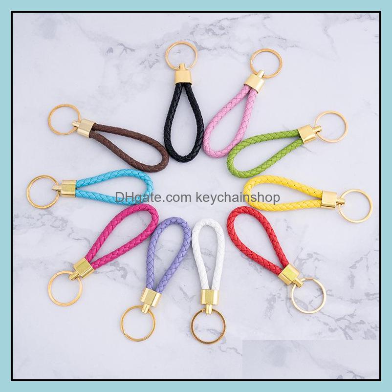 Keychains Fashion Accessories Fedex//Ups Ship Creative Handmade Golden Rope Leather Keychain Men Women Car Bag Key Ring Pendants 14 Co Dht56
Keychains Fashion Accessories Fedex//Ups Ship Creative Handmade Golden Rope Leather Keychain Men Women Car Bag Key Ring Pendants 14 Co Dht56